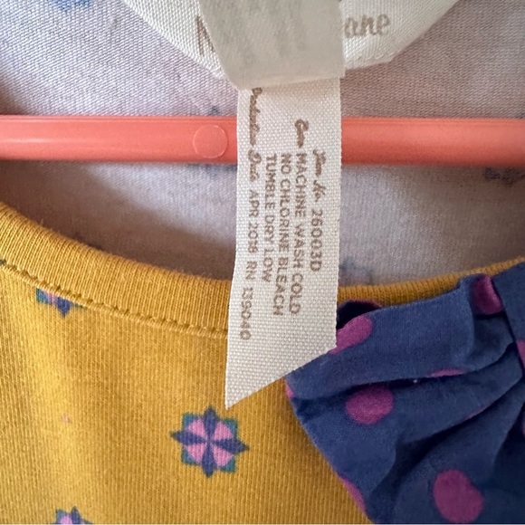 Matilda Jane 6 Choose Your Own Path Gold Star Pencil Dress Mustard Yellow Floral - Picture 5 of 10